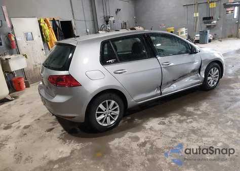 2017 Volkswagen Golf Tsi S 4-Door из США, поврежденный, VIN 3VW117AU1HM006133